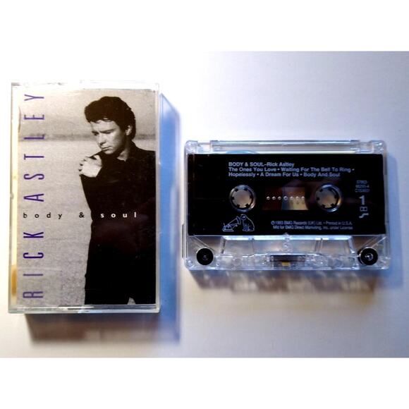 Rick Astley Body And Soul Cassette Tape BMG Music Club Edition 1993 Soul Ballad - Picture 1 of 3